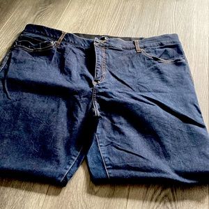 Lularoe dark wash skinny jeans/jeggings.  Size 44